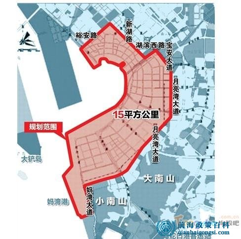 前海規(guī)劃圖