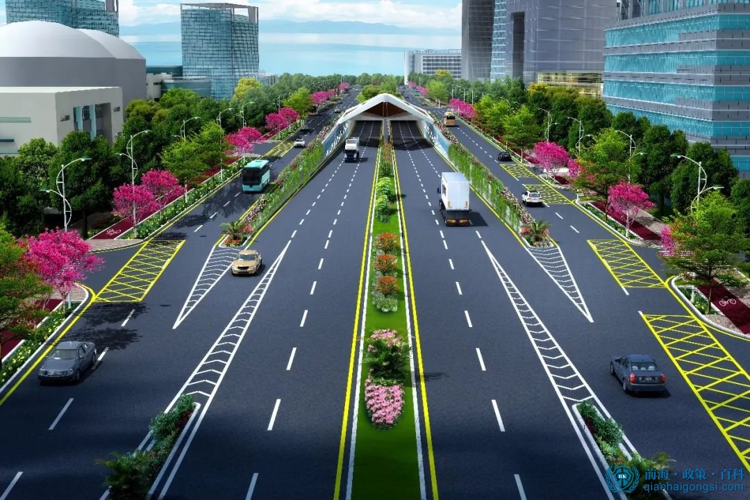 媽灣跨海隧道通道規(guī)劃設計圖